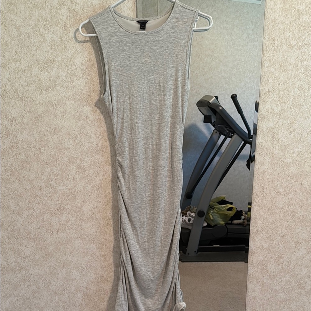 Gray Sleeveless Dress